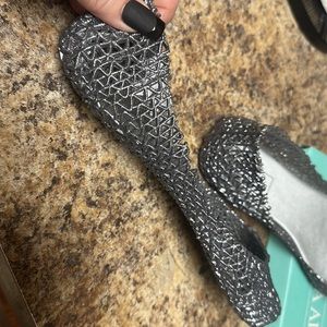 Dark grey jellylike flexible flats - Size 9 - Brand New